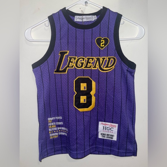 Kobe Bryant Mamba Stripe limited edition Nostalgia Jersey - Picture 1 of 6